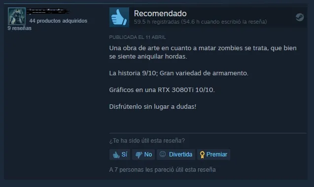 Steam coment